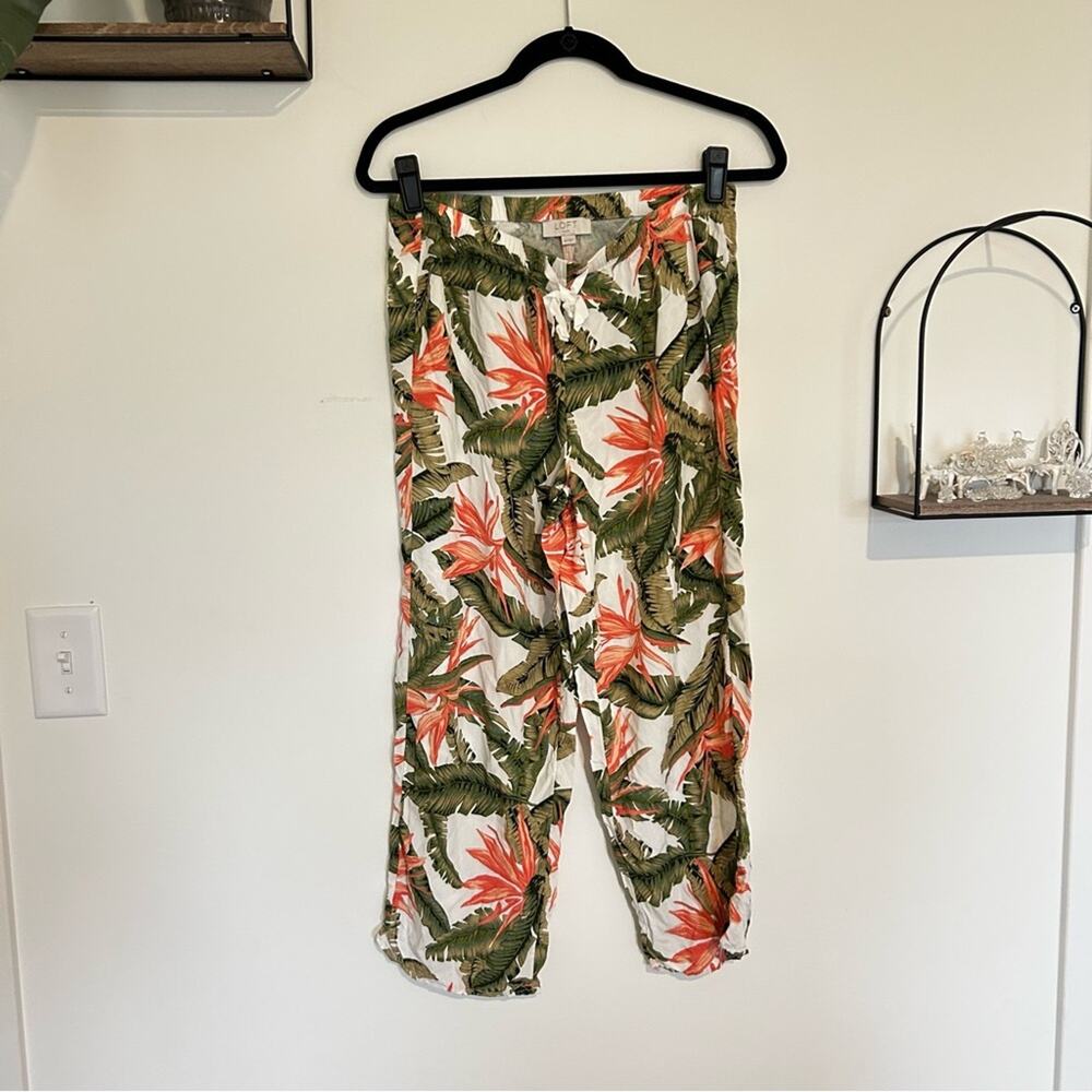 Loft Tropical Floral Print Pajama Pants‎ PJ’s Size XS